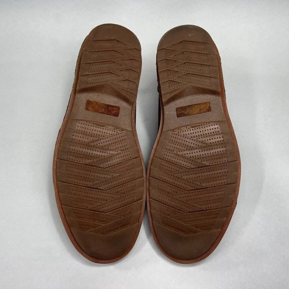 Clarks Men's Size 8.5 Terriers Brown Suede Leather‎ Loafers